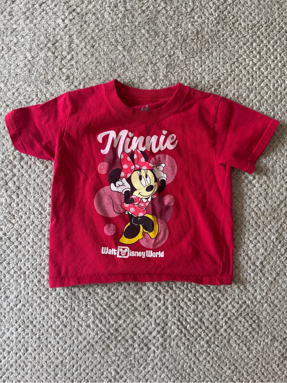 Walt Disney World Minnie Mouse Red Graphic Tee